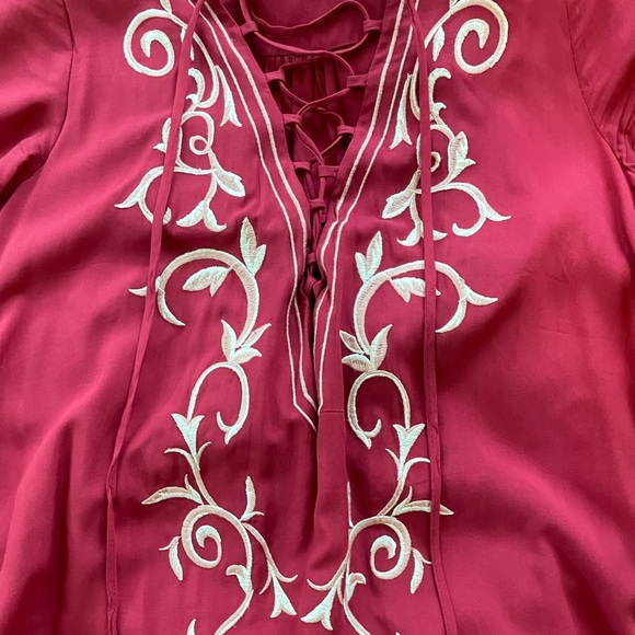 Lulus Embroidered Dress - Picture 3 of 4